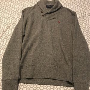 Men’s heather gray sweater